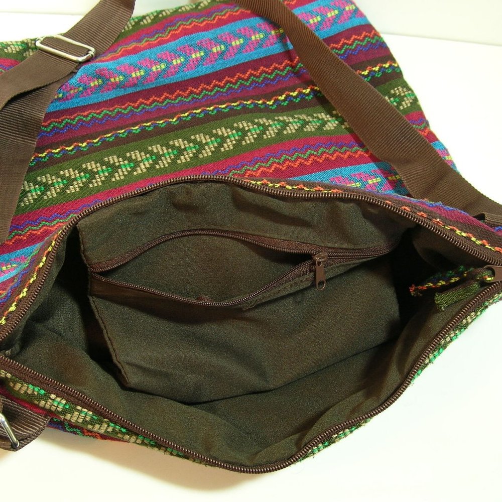 Boho Multicolored Shoulder Bag - Picture 7 of 7